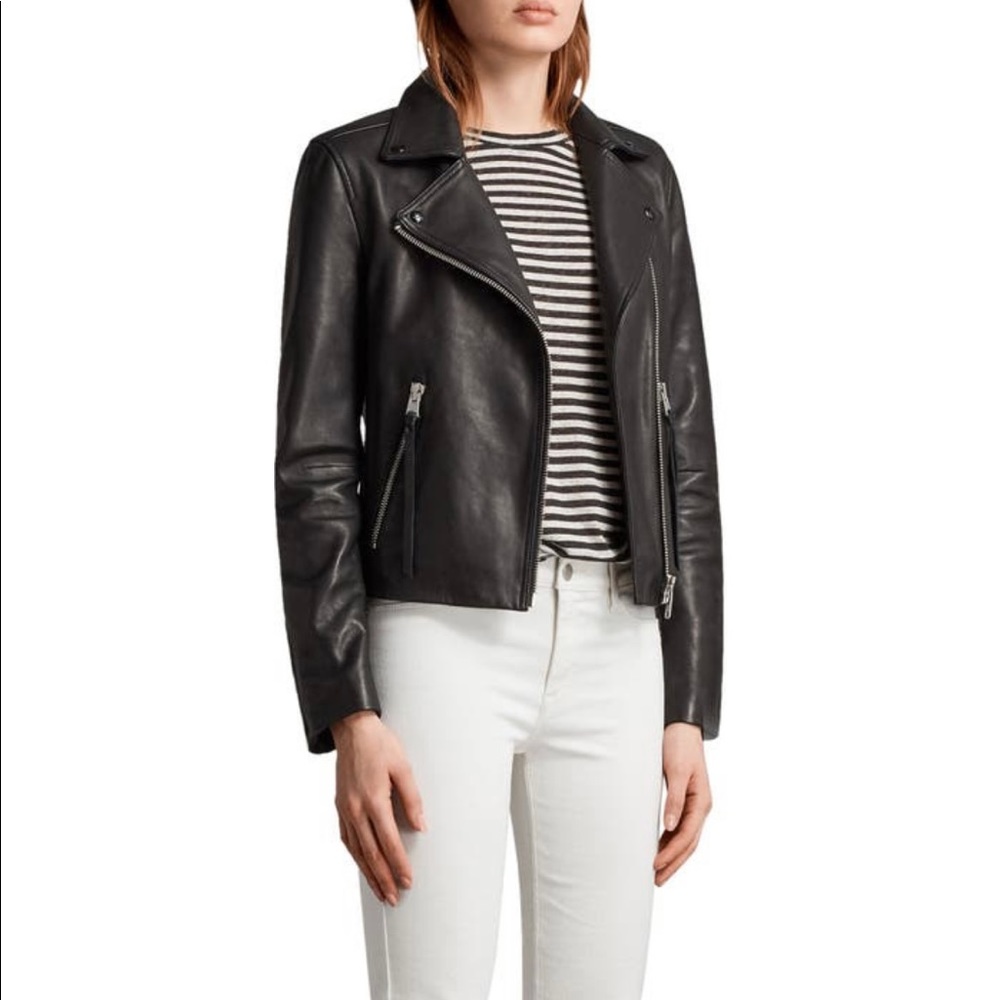 AllSaints Dalby Leather Biker Jacket